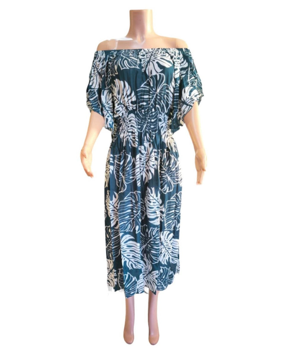 Monstera Maxi Dress (Fits S/M)