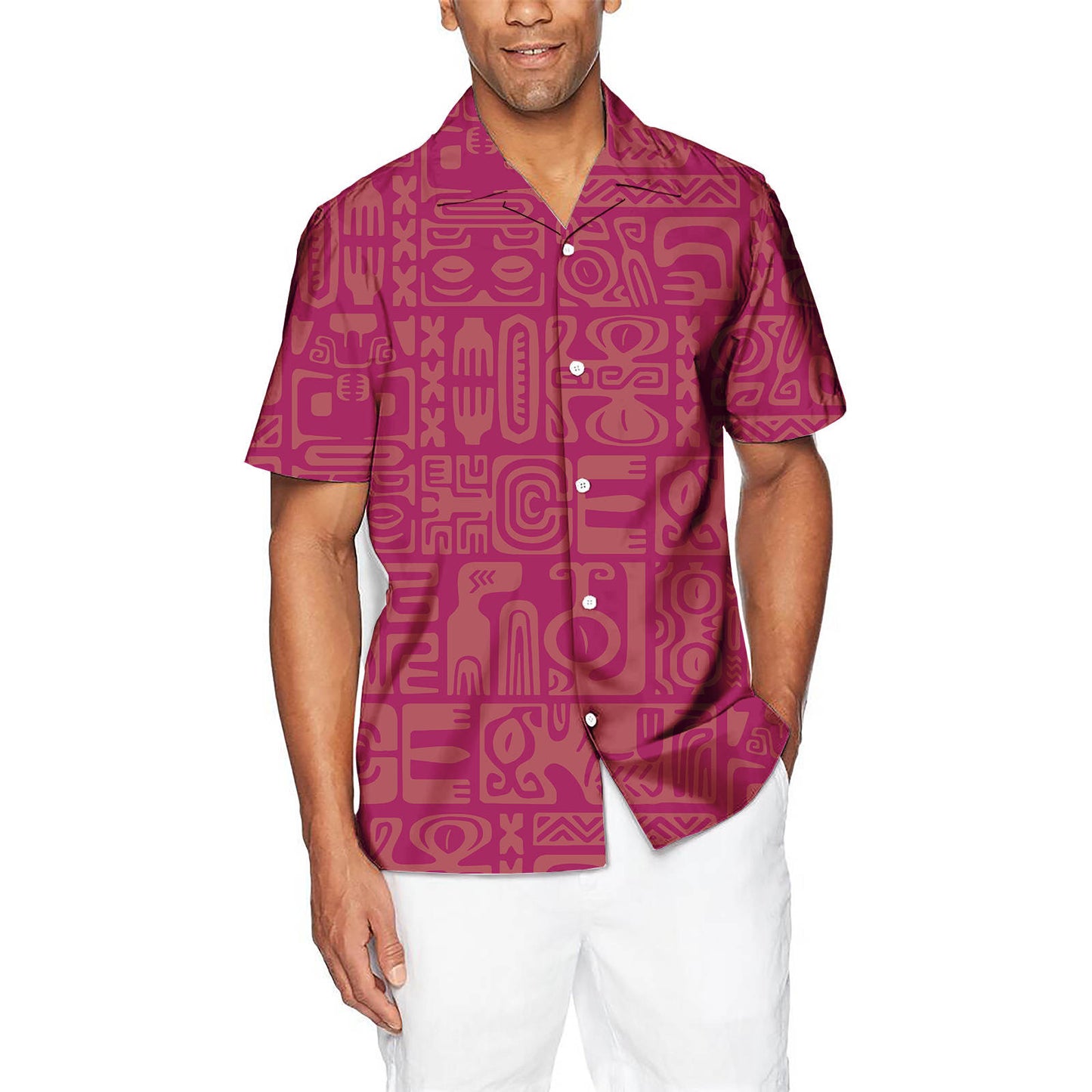 Ariki Men’s Shirt (Pink)